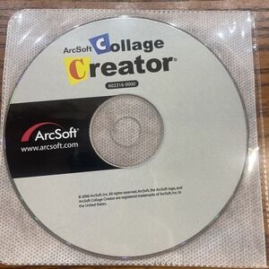 2006 ArcSoft Collage Creator Software CD 602317-0000